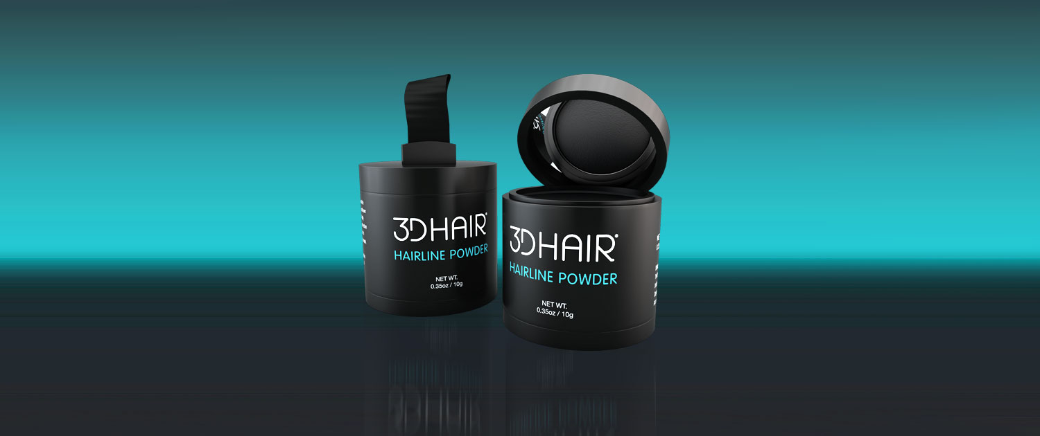 3DH Hairline Powder with mirror and applicator